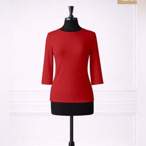 Nuggles Red 3/4 Women's Tee